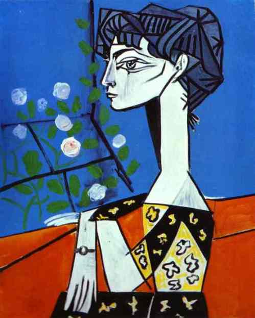 Jacqueline with Flowers - Pablo Picasso